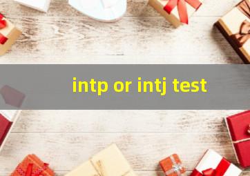 intp or intj test